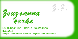 zsuzsanna herke business card
